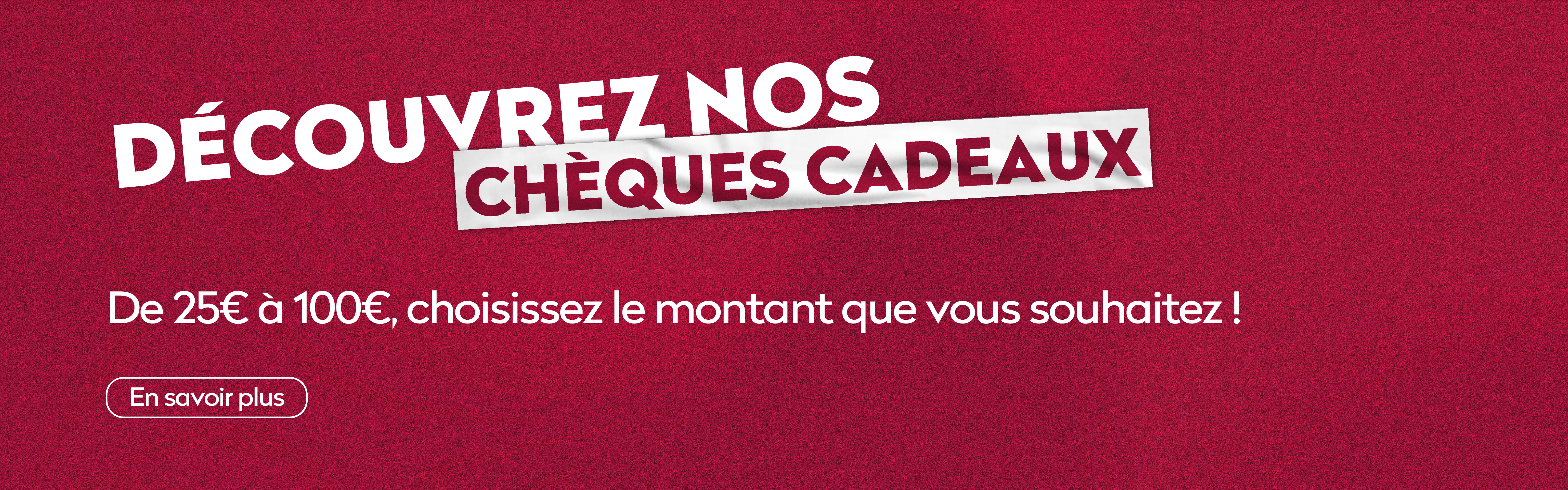 Chèques cadeaux